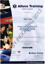 Course in CPR and LVR 13/04/2013 