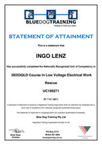 Update Queensland Construction White Card Blue Card 09/12/2011 