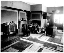 Het woonhuis "Stormhoek" van Cees Bruijnzeel op het terrein van de Bruynzeel Fabrieken. Gebouwd in 1922 en gesloopt in 1982