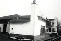 Het woonhuis "Stormhoek" van Cees Bruijnzeel op het terrein van de Bruynzeel Fabrieken. Gebouwd in 1922 en gesloopt in 1982