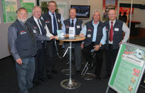 Oktoberwoche Warburg, Werbestand im Gewerbezelt