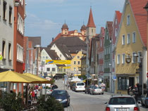Blick zur Basilika St. Vitrus