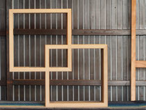 壁掛けシェルフ ( Wood Wall Hanging Shelf )