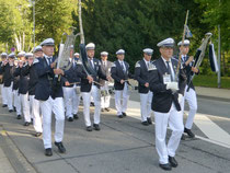 Bundesschützenfest Mayen am 17.09.2023  "Zug zum Aufstellungsplatz"