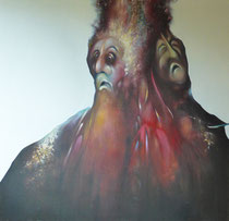 Moctezuma, 1980, (huile sur toile, 133 x 138 cm, coll. part. GR)