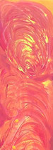 SAS_11-02 Gelb-rotes Chaos   (190 x 30  cm)