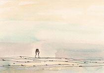 AM MEER (RÜCKEN) II   14,5X20 cm 105,-€