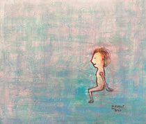 SITZENDE VI, Acryl  68X80 cm 1.650,-€