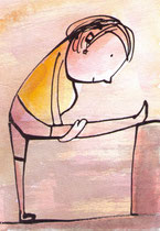  GYMNASTIK IV  14,5X10 cm 90,-€