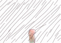 REGEN (WETTER)  14,5X10 cm 90,-€