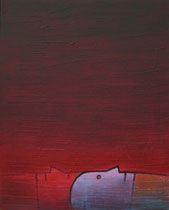 LIEGENDER III, Acryl  100X80 cm 2.400,-€
