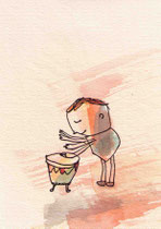 TROMMEL II   10X7 cm 90,-€