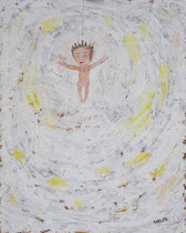 GEKREUZIGTER (BAUMSCHMUCK), Acryl  100X80 cm 1.900,-€