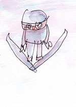 SKIFLIEGEN   14,5X10 cm 90,-€