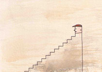 TREPPE (MÄNNLICH) 20X29 cm 165,-€