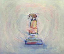 ELEFANT,Acryl  68X80 cm 1.650,-€