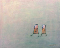 WANDERN IV, Acryl  80X100 cm 1.900,-€