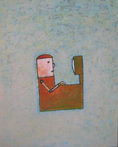 MAUS (MÄNNLICH) I, Acryl 100X80 cm 2.400,-€