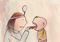 KINDERÄRZTIN II   10X14,5 cm 90,-€