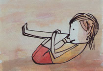 GYMNASTIK II  10X14,5 cm 90,-€