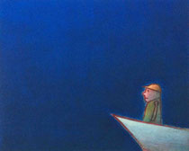 SCHIFF I, Acryl  80X10cm