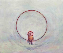 DIE ANDERE SEITE, Acryl 68X80 cm 1.650,-€