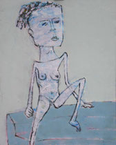 SITZENDE I, Acryl  100X80 cm 1.900,-€