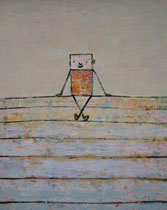 TREPPE I, Acryl  100X80 cm 1.900,-€