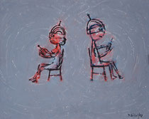 CYBERSPACE I, Acryl  80X100 cm 1.900,-€