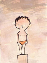 SPRINGEN II   14,5X10 cm 90,-€