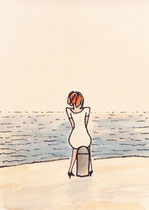 AM MEER (POLLER)   14,5X10 cm 90,-€