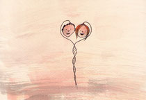 HERZ-DNA (PAAR)   20X14,5 cm 90,-€