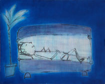 SOLARIUM I, Acryl  80X100 cm 1.900,-€