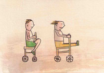 FAHRSTÜHLE  10X14,5 cm 90,-€