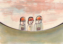 WERKSBESICHTIGUNG III 10X14,5 cm 90,-€