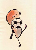 FUSSBALL II  14,5X10 cm 90,-€