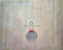 BALL II, Acryl  80X100 cm 1.900,-€