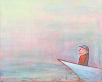 SCHIFF II, Acryl  80X100 cm  1.900,-€