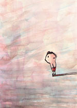 SPRUNGBRETT VII   20X14,5 cm 105,-€