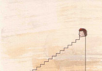 TREPPE (WEIBLICH) 20X29 cm 165,-€