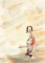 GYMNASTIK (PAAR) I   14,5X10 cm 90,-€
