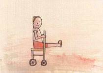 FAHRSTUHL I 10X14,5 cm 90,-€