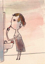 VOR ORT (SPIEGEL, W.) II 14,5X10,5 cm 90,-€