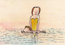 SCHWIMMHILFE 10X14,5 cm 90,-€