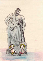 PAUSE I   14,5X10 cm 90,-€