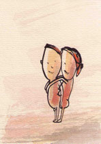 PÄRCHEN II   14,5X10 cm 90,-€