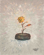 BLÜHENDE LANDSCHAFTEN (DUNLOP) I, Acryl 100X80 cm 2.400,-€