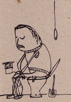 VOR ORT (SITZEND, M.) III 14,5X10,5 cm 10,-€