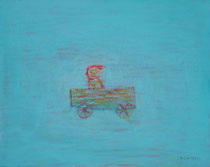 FAHRZRUG, Acryl  80X100 cm