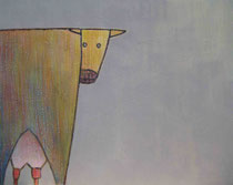 KUH (MILCH) II, Acryl  80X100 cm 1.900,-€